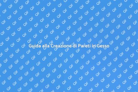 Pareti in Gesso: Ristruttura con Stile