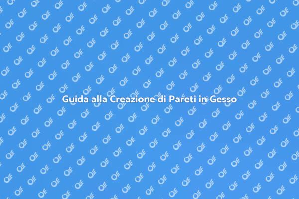 Ristrutturare con Pareti in Gesso