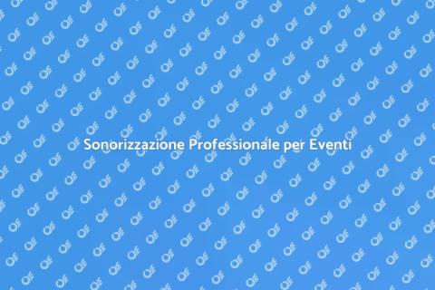 Audio per Eventi: Fondamentale