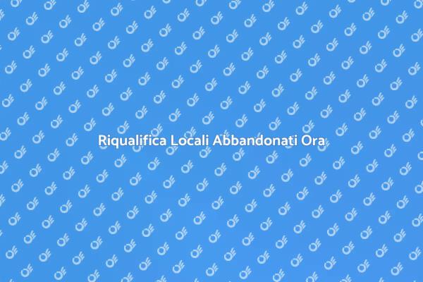 Riscopri i Tuoi Spazi Abbandonati