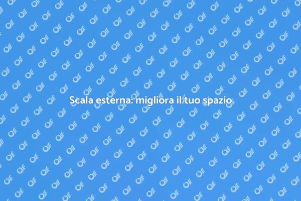 Progetto scala esterna per la tua casa