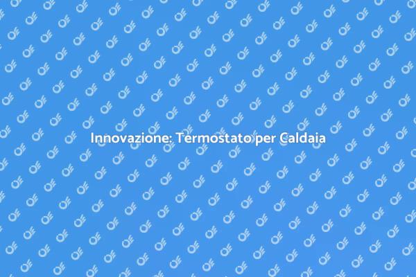 Comfort e Tecnologia: Termostato Smart