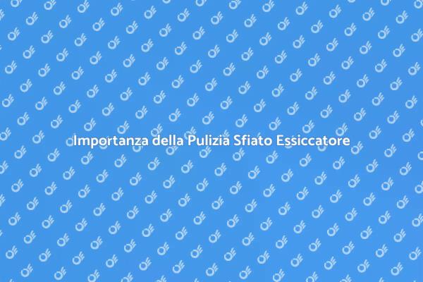 Guida alla Pulizia dello Sfiato Essiccatore