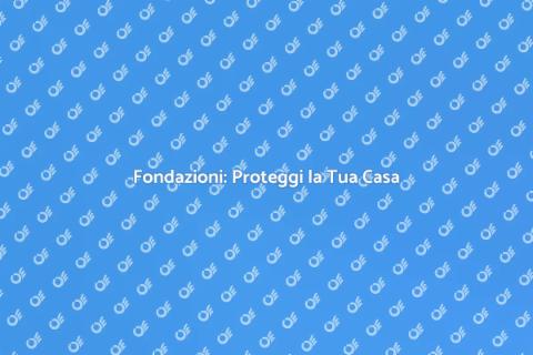 Impermeabilizzazione Fondazioni Sicura