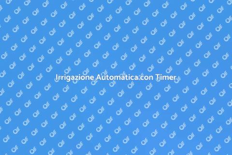 Timer per Irrigazione da Esterno