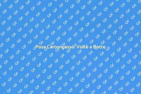 Cartongesso su Volte a Botte