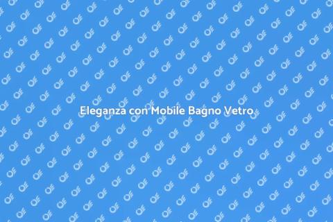 Mobile Bagno con Colonne Laterali
