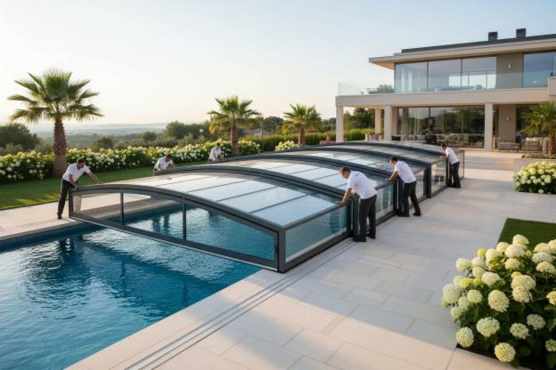 Quanto costa installare una copertura per piscina telescopica?