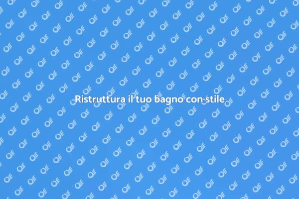 Trasforma il tuo bagno con un piatto doccia