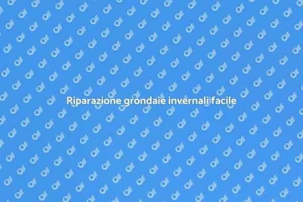 Ripara la tua grondaia danneggiata ora!