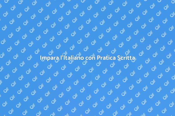 Potenzia la tua Scrittura in Italiano