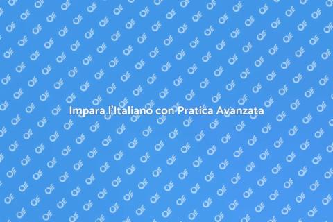 Corso di Italiano Avanzato Online