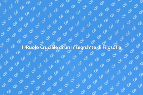 L'Insegnante di Filosofia: Un Faro di Sapienza