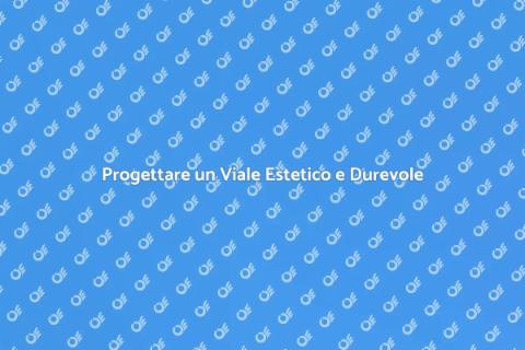 Cementare un Viale Funzionale e Estetico