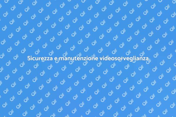 Garantire sicurezza con videosorveglianza