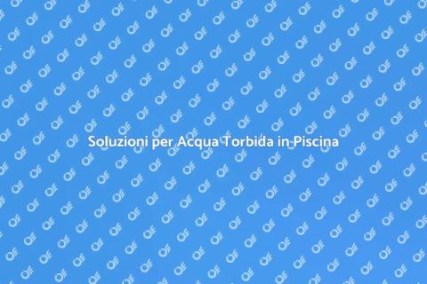 Riparare l'Acqua Torbida della Piscina