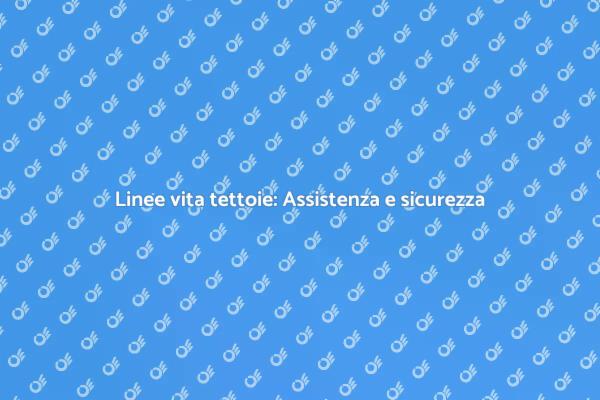 Linee vita per tettoie: sicurezza garantita