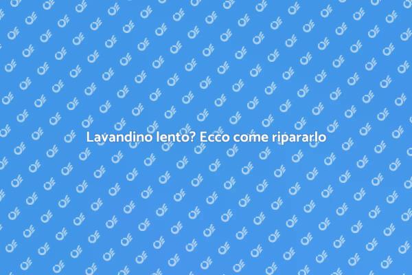 Come riparare un lavandino con problemi