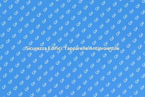 Innovazione e Sicurezza: Tapparelle Antiproiettile