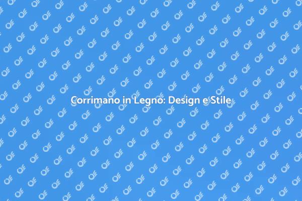 Corrimano in Legno: Eleganza e Funzionalità