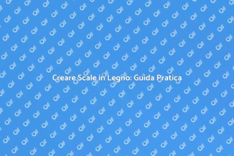 Scala in Legno: Eleganza e Funzionalità