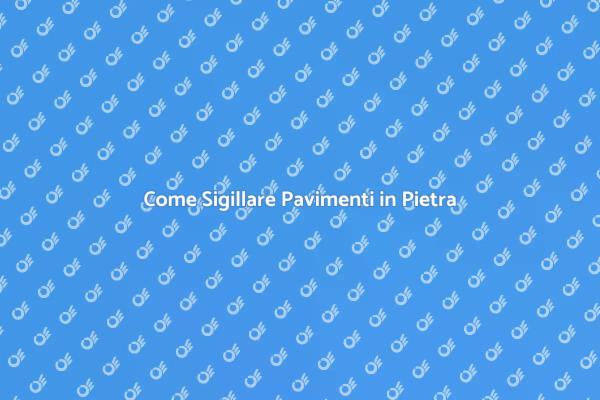 Manutenzione Pavimenti in Pietra