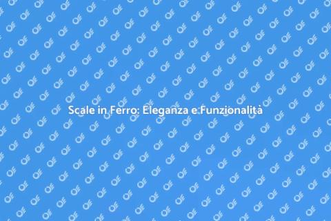 Scale in Ferro Su Misura per Design