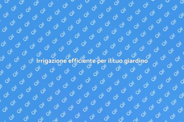 Migliora l'irrigazione per piante sane