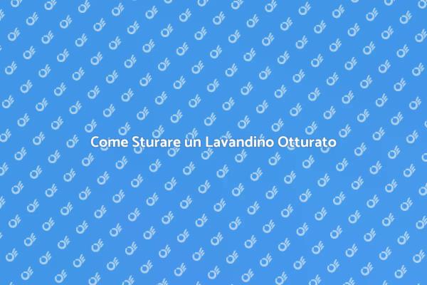 Risolvi il Problema del Lavandino Otturato