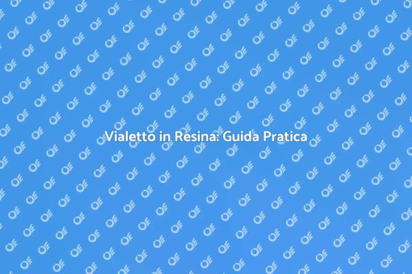 Come Realizzare un Vialetto in Resina