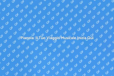 Insegnante di Pianola: Trasforma il Tuo Sogno