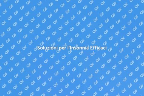 Terapia Cognitivo Comportamentale Insonnia