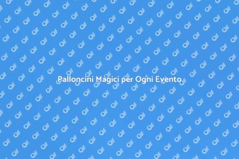 Installazione Palloncini per Eventi