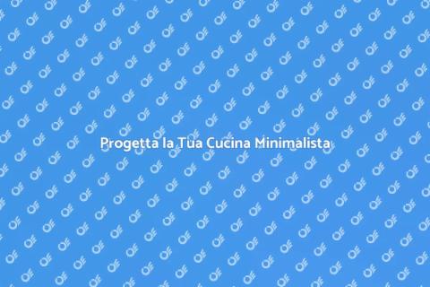 Cucina Su Misura Minimalista