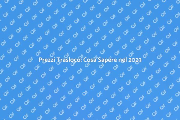 Costo Trasloco: Tutto Quello che Devi Sapere