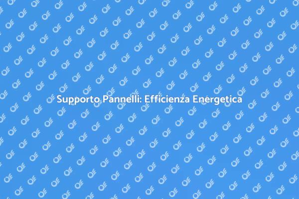 Migliora l'Efficienza Energetica con noi