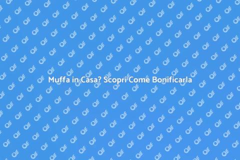 Bonifica Muffa: Salute Casa Garantita