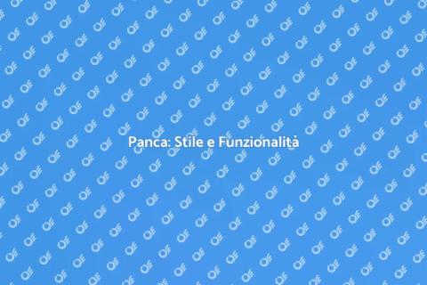 Panca Versatile per Ogni Ambiente