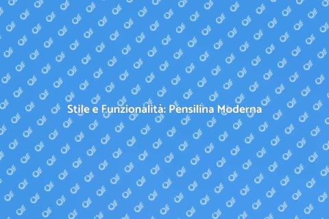 Pensilina in Legno Moderna