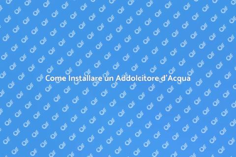Impianto di Addolcitore Acqua