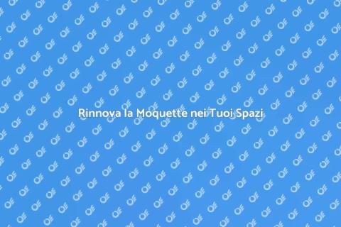 Sostituzione Moquette Spazi Pubblici