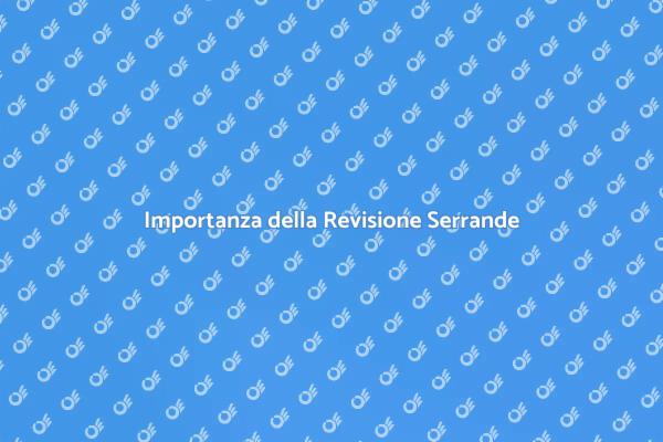 Serrande Elettriche: Sicurezza Prima di Tutto