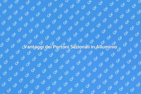 Portoni Sezionali in Alluminio