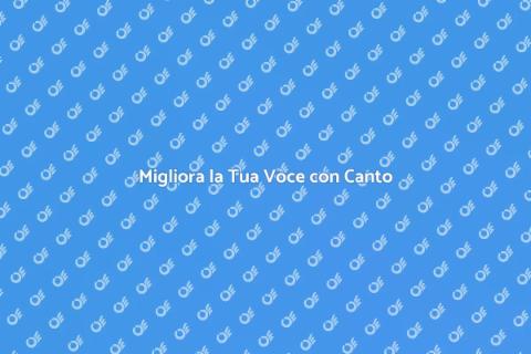 Lezione di Canto Privata per Te