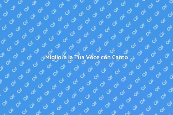 Trova la Tua Voce con il Canto