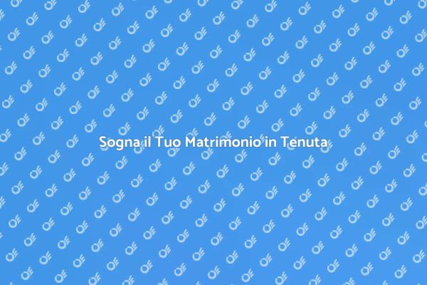 Organizza il Tuo Matrimonio da Sogno