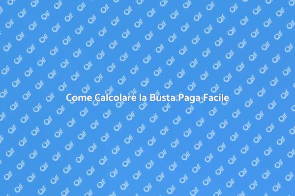 Guida al Calcolo della Busta Paga