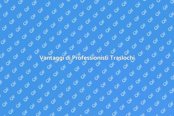 Perché Scegliere Professionisti Traslochi?