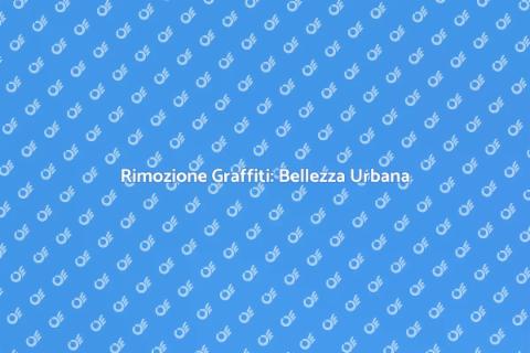 Rimozione Graffiti: Valorizza gli Spazi