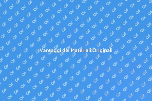 Utilizzare Materiali di Consumo Originali